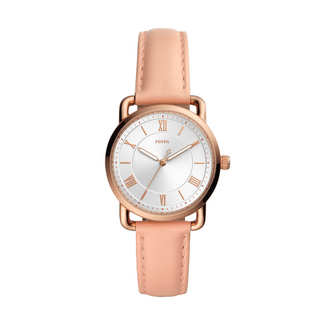 Foto 2 pulgar | Reloj Fossil Copeland Es4823 Dorado Rosa para Mujer