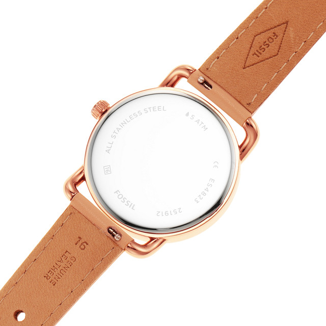 Foto 5 pulgar | Reloj Fossil Copeland Es4823 Dorado Rosa para Mujer