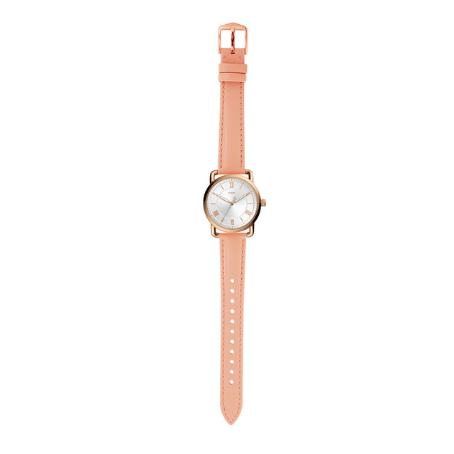 Foto 7 pulgar | Reloj Fossil Copeland Es4823 Dorado Rosa para Mujer