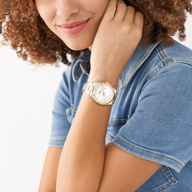 Foto 6 pulgar | Reloj Fossil Es5259 Plateado para Mujer