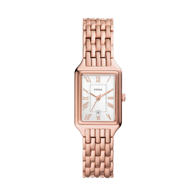 Reloj Fossil Raquel Es5271 color Oro Rosa de Cuarzo 23 mm