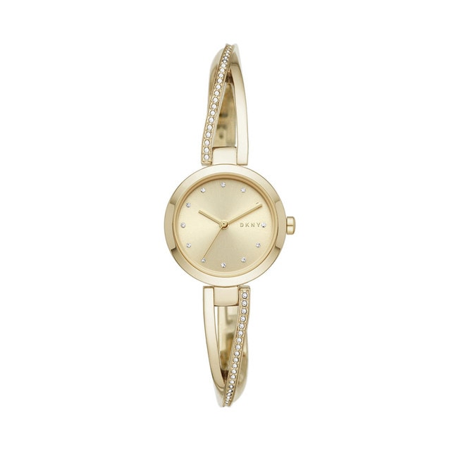 Reloj de Pulso DKNY Crosswalk Ny2830 color Dorado para Dama 