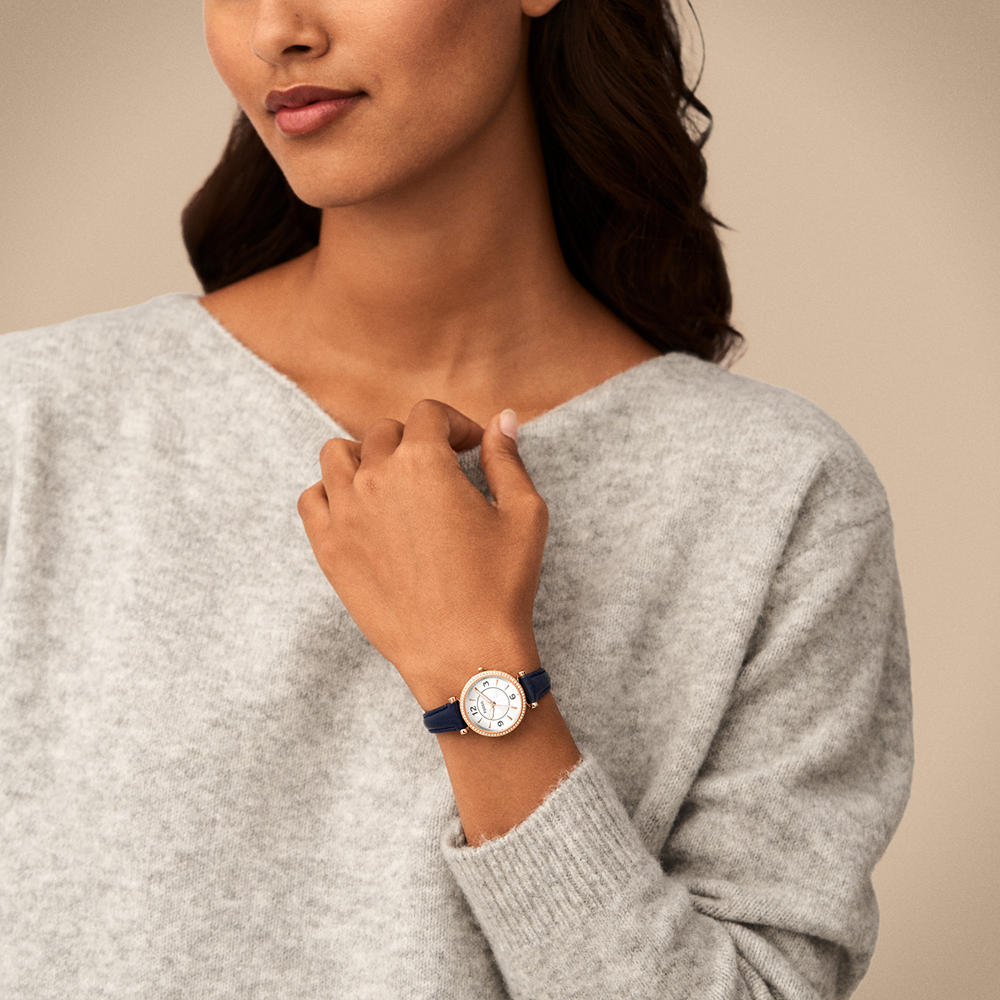 Foto 6 pulgar | Reloj Fossil Carlie Es5295 color Oro Rosa para Mujer