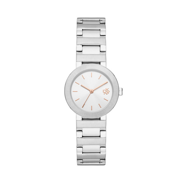 Reloj Dkny Metrolink Ny6607 Plateado Para Mujer