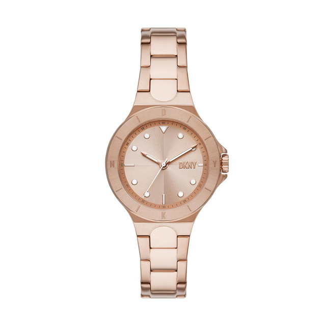 Foto 2 pulgar | Reloj DKNY Chambers Ny6642 Oro Rosa para Mujer