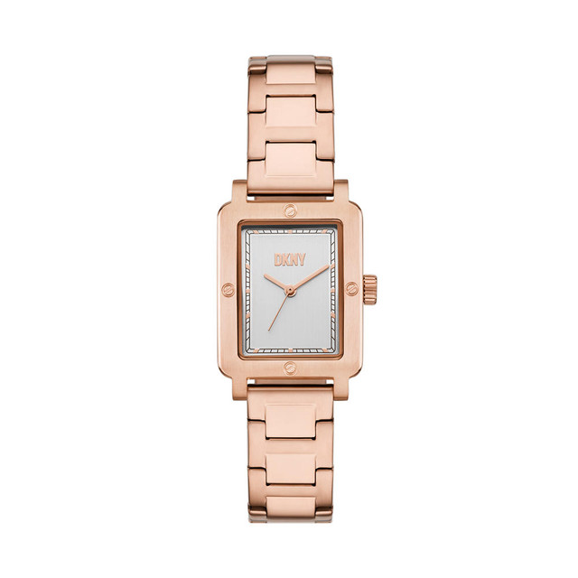 Reloj Dkny City Rivet Ny6663 Dorado Rosa para Mujer