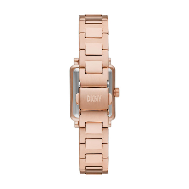 Foto 4 pulgar | Reloj Dkny City Rivet Ny6663 Dorado Rosa para Mujer