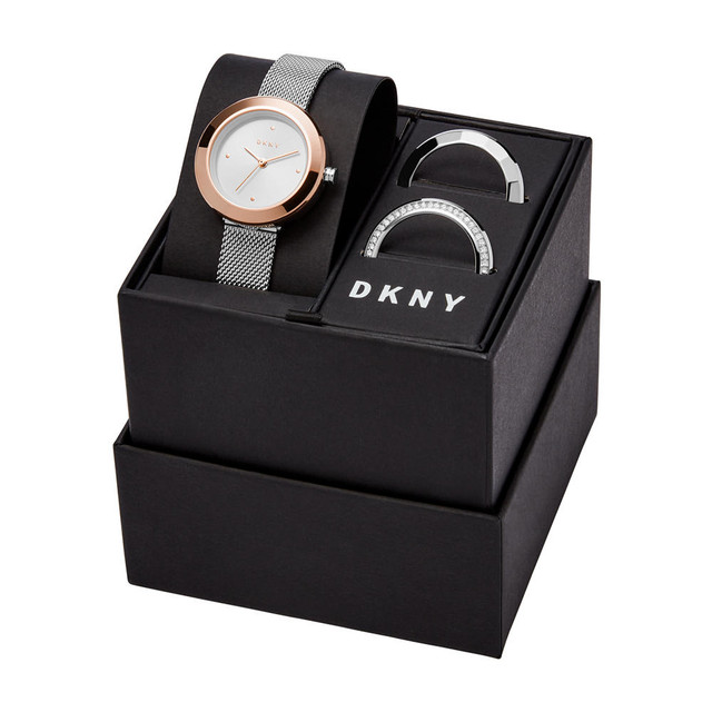 Foto 5 pulgar | Reloj Dkny Sasha Ny2975 Plateado Para Mujer