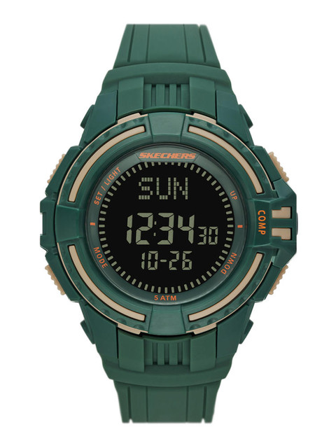 Reloj Skechers El Ray Sr1141 Color Verde Para Caballero