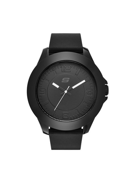 Reloj De Pulso Skechers Rosencrans Sr5008 Color Negro Para Caballero