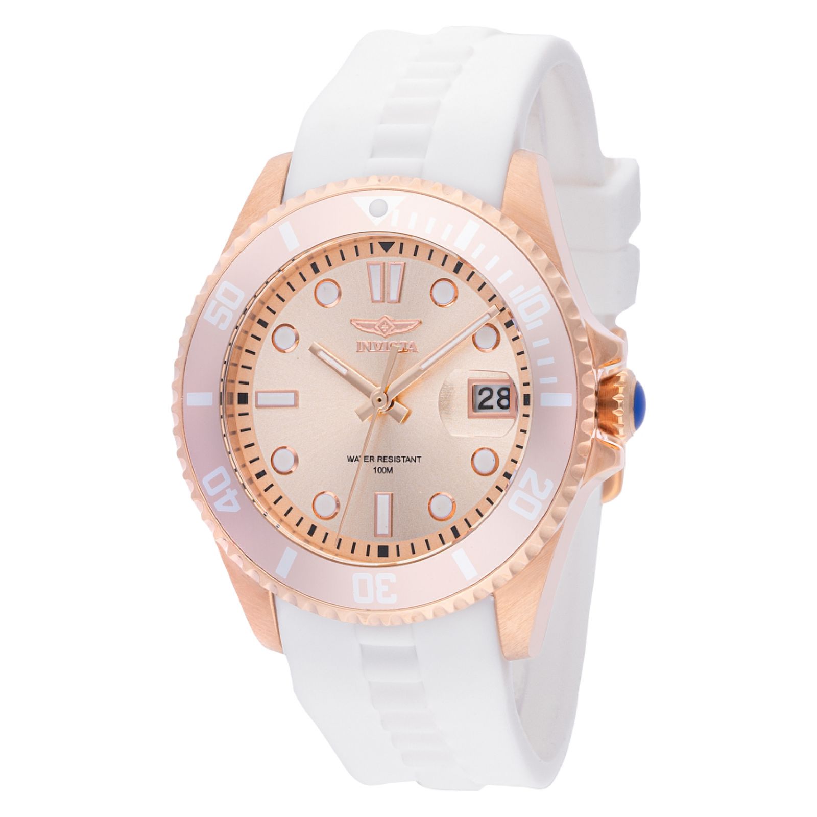 Reloj  Invicta 47146 Color Blanco Mujer