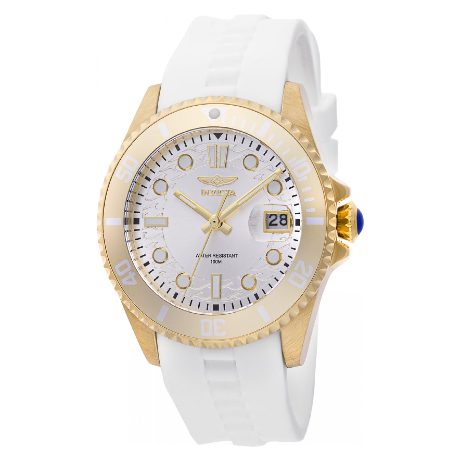 Reloj  Invicta 46694 Color Blanco Mujer