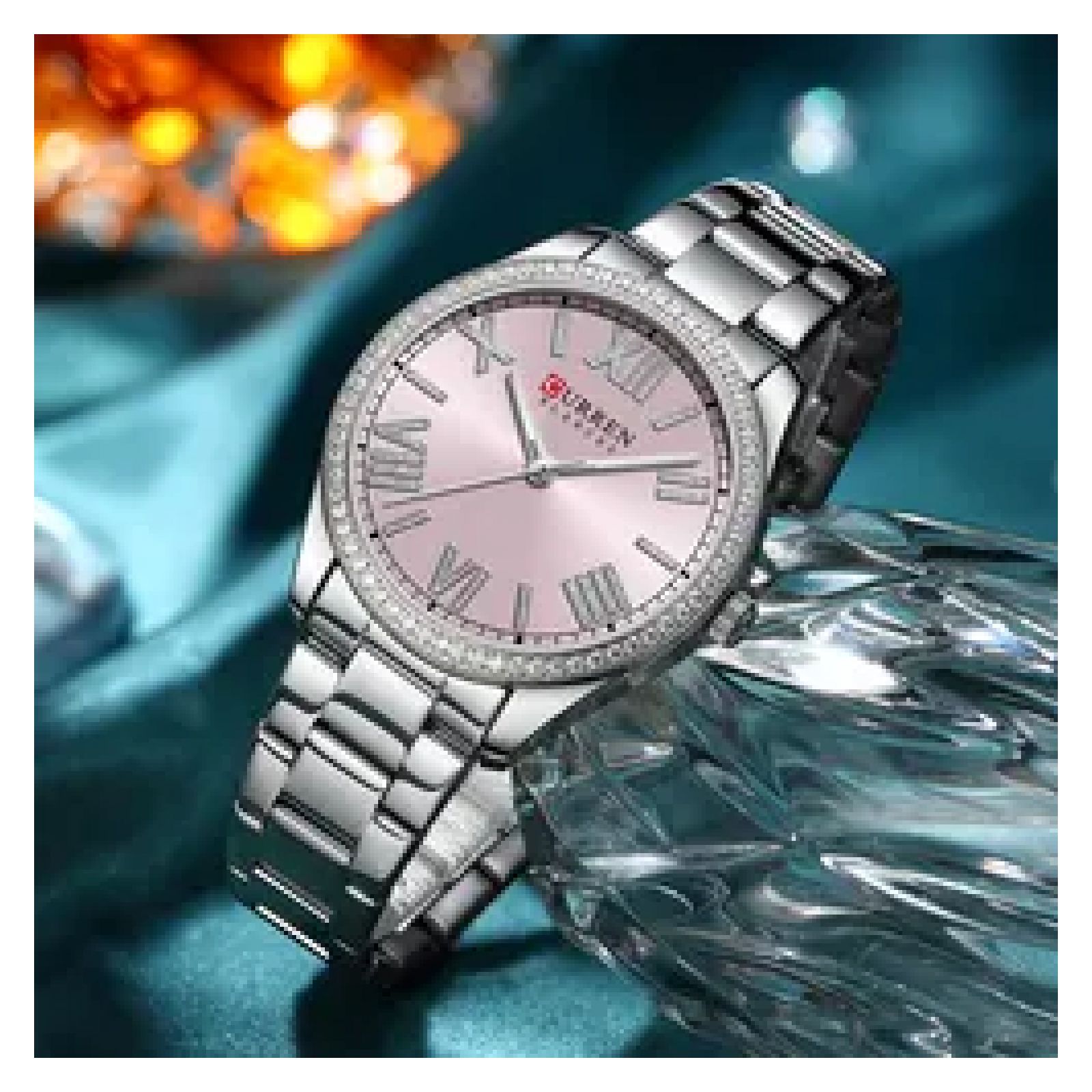 Foto 5 | Reloj Curren Kred621905 color Plata para Mujer