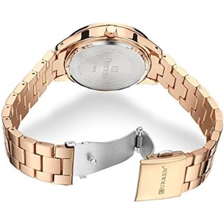 Foto 3 | Reloj Curren 9007 Oro Rosa con Tablero Azul Acero Inoxidable