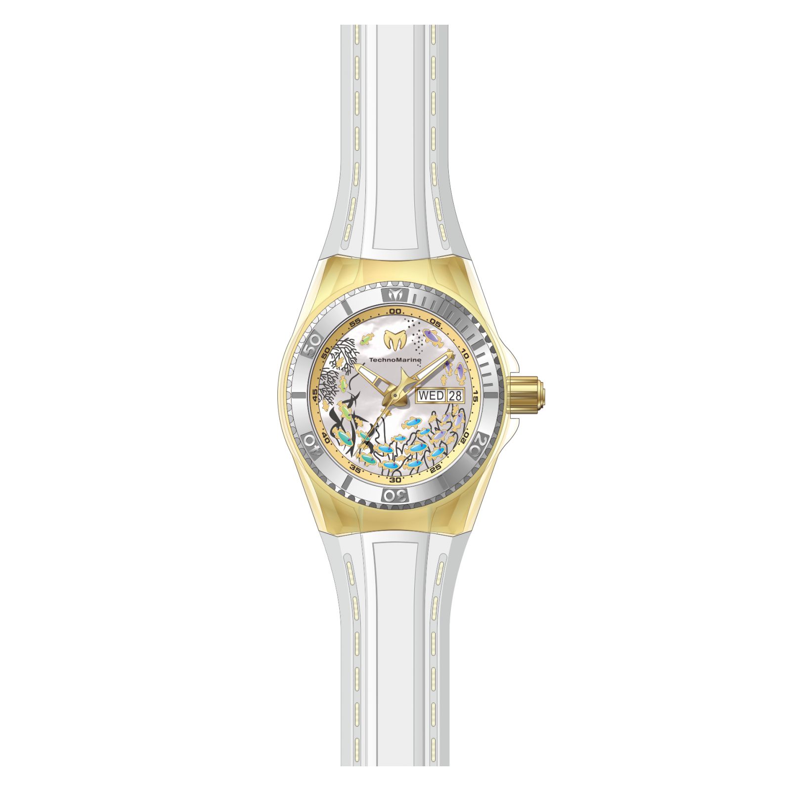 Foto 4 pulgar | Reloj Technomarine Cruise Tm-115117 Acero Inoxidable Dama