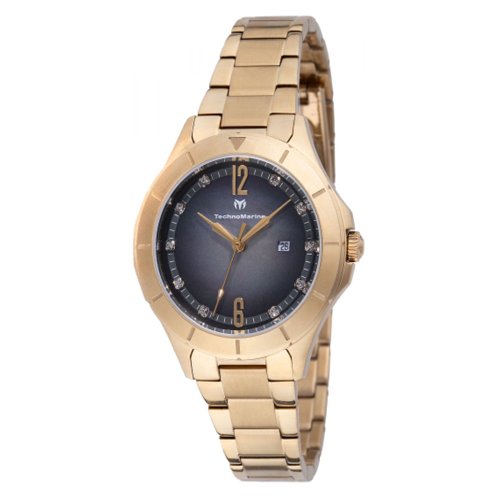 Reloj Technomarine Luna Tm-826003 Acero Inoxidable Dama $4,100