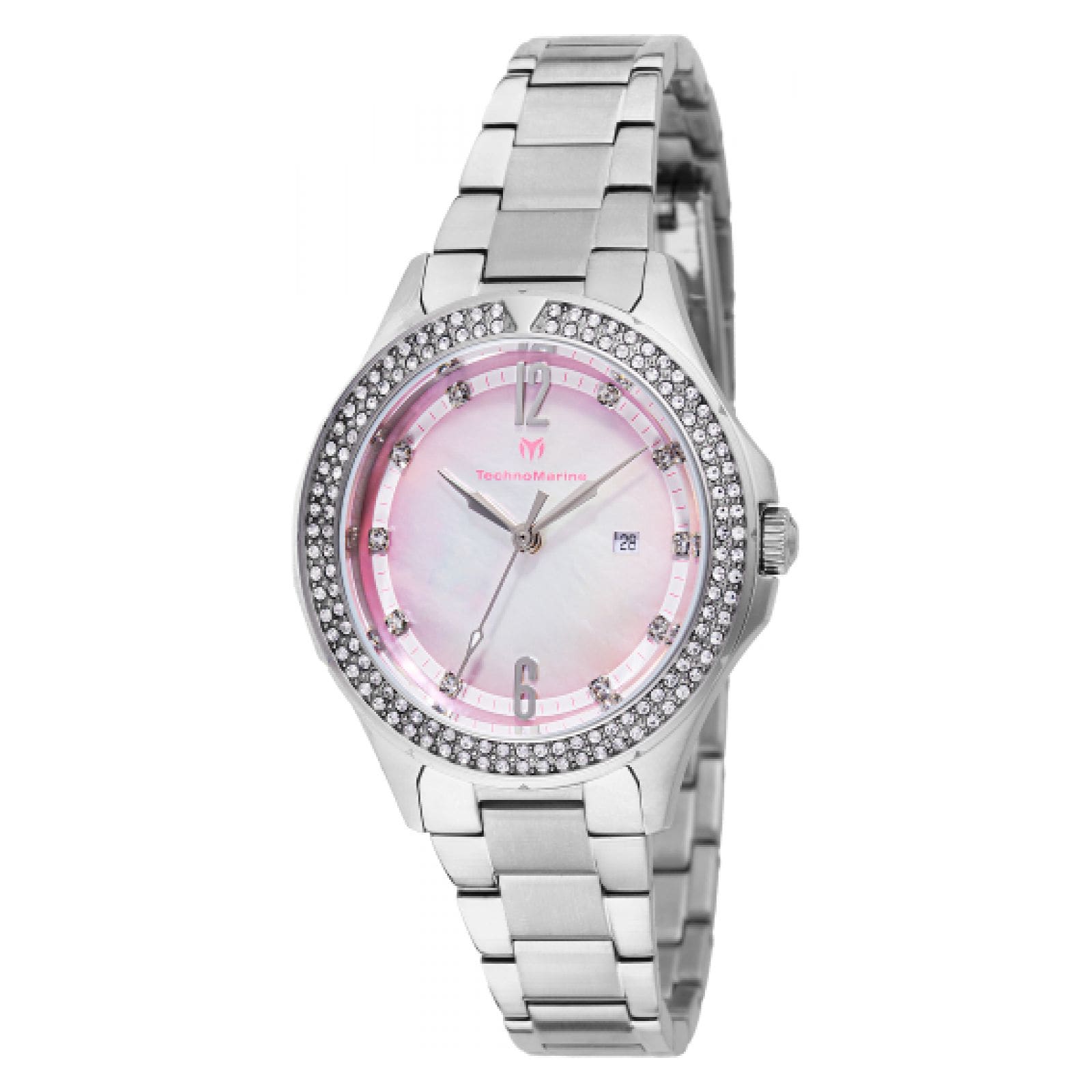 Reloj Technomarine Luna Tm-826013 Acero Inoxidable Dama $4,300
