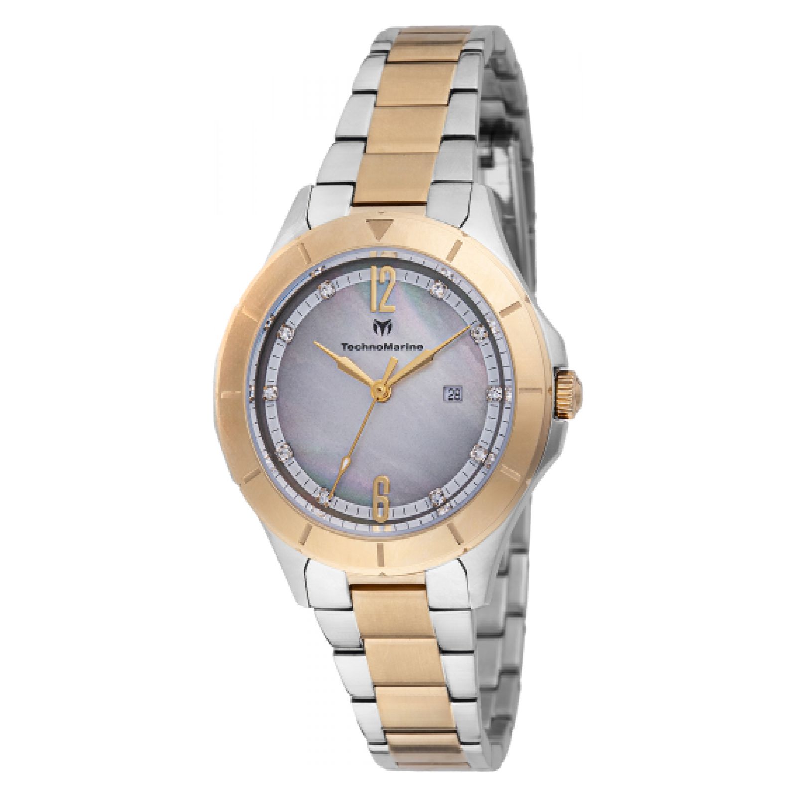 Foto 1 | Reloj Technomarine Luna Tm-826004 Acero Inoxidable Dama