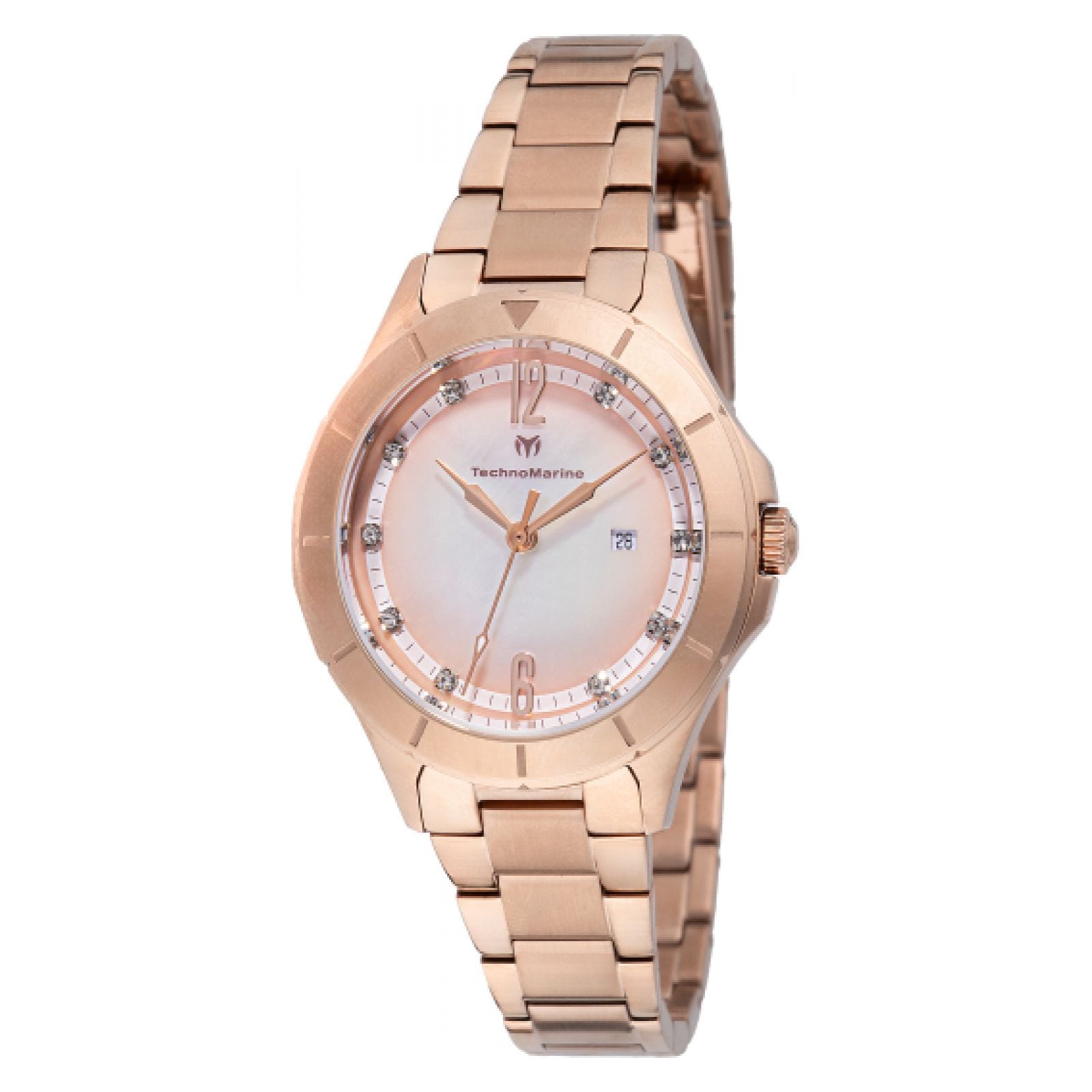 Reloj Technomarine Luna Tm-826002 Acero Inoxidable Dama $4,100