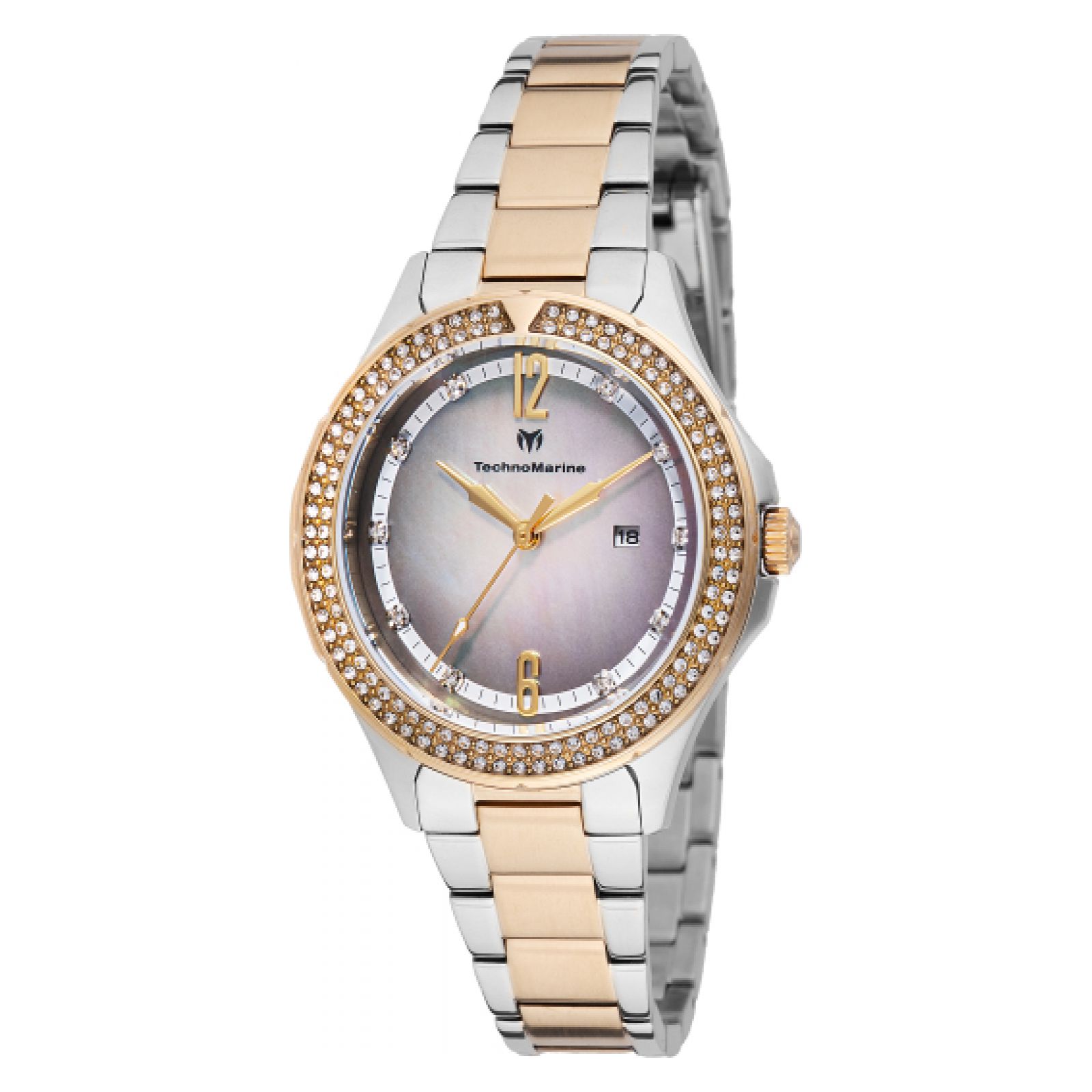 Foto 1 | Reloj Technomarine Luna Tm-826011 Acero Inoxidable Dama