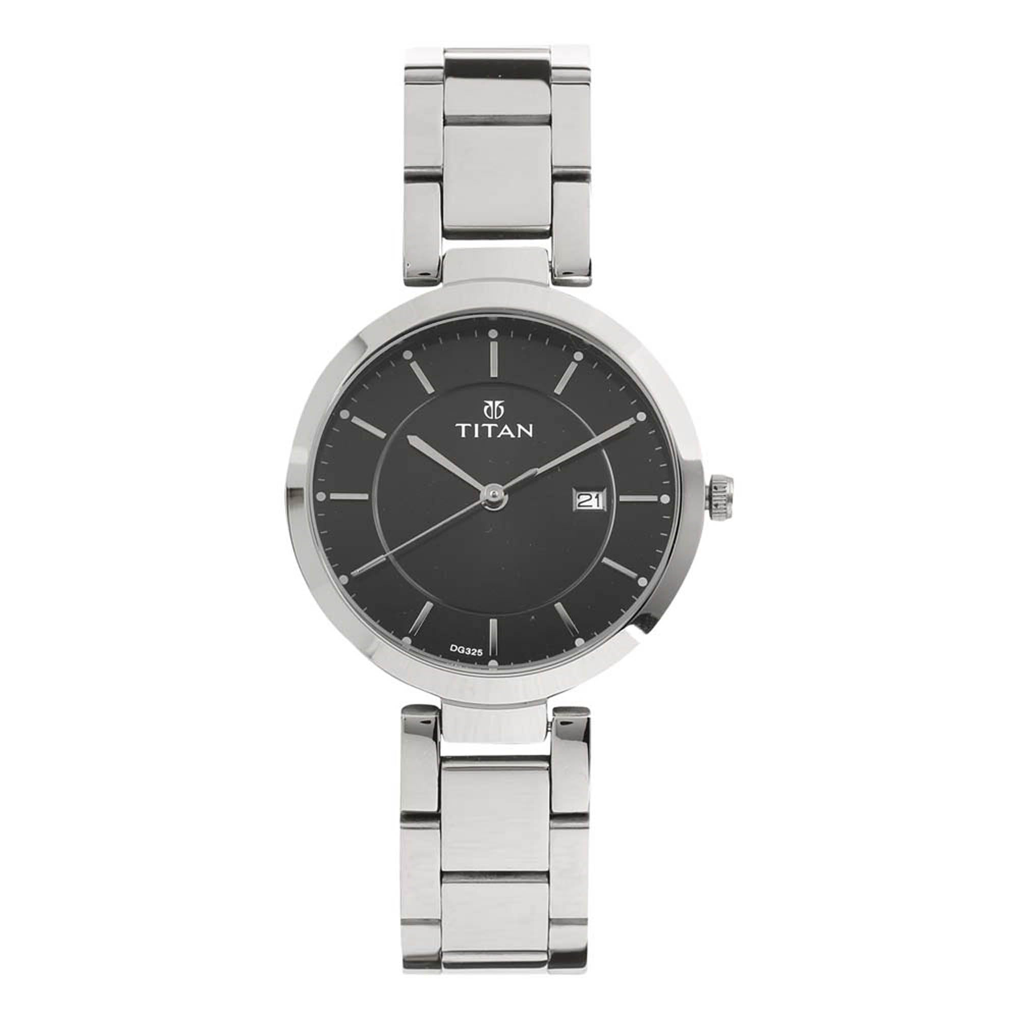 Foto 2 pulgar | Reloj De Pulsera Titan Con Cronógrafo Contemporáneo Para Mujer - Venta Internacional.