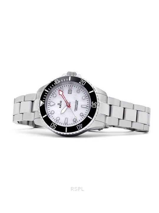 Foto 3 pulgar | Reloj Ratio Freediver Rtfl811  Esfera Mop Blanca de Cuarzo- Venta Internacional
