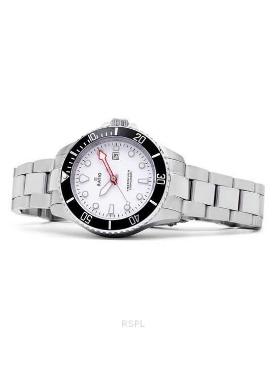 Foto 3 pulgar | Reloj Ratio Freediver Rtfl802 con Esfera Blanca de Cuarzo - Venta Internacional