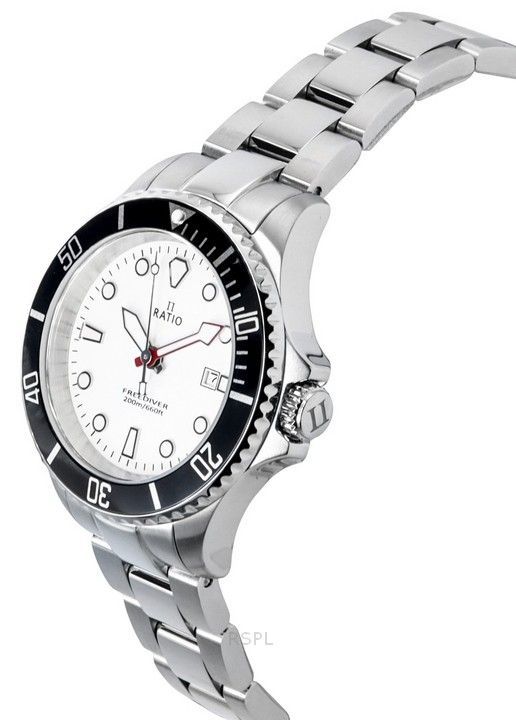 Foto 5 pulgar | Reloj Ratio Freediver Rtfl802 con Esfera Blanca de Cuarzo - Venta Internacional