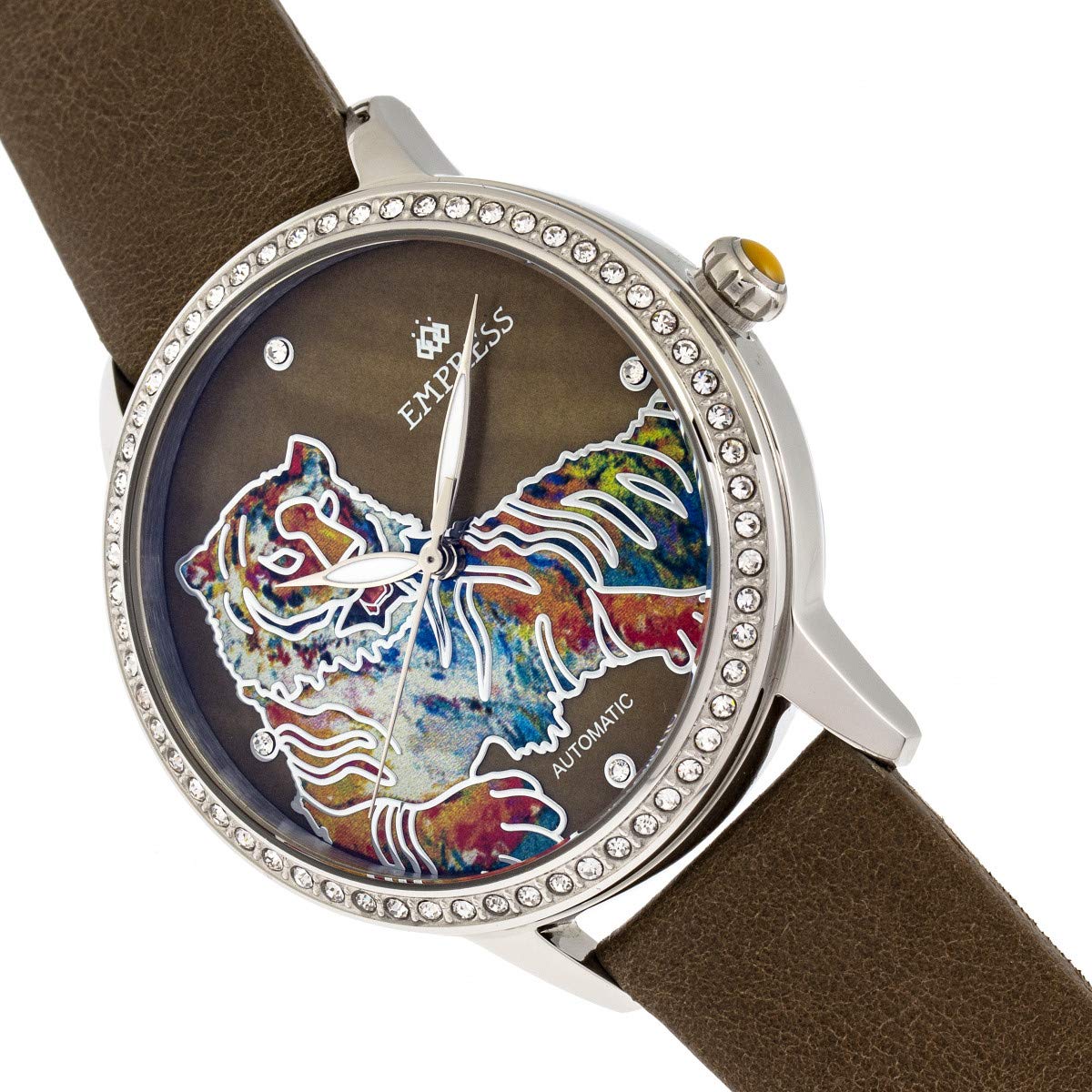 Foto 4 pulgar | Reloj Mop Grabado Automático Empress Diana Empem3001 En Piel - Venta Internacional.
