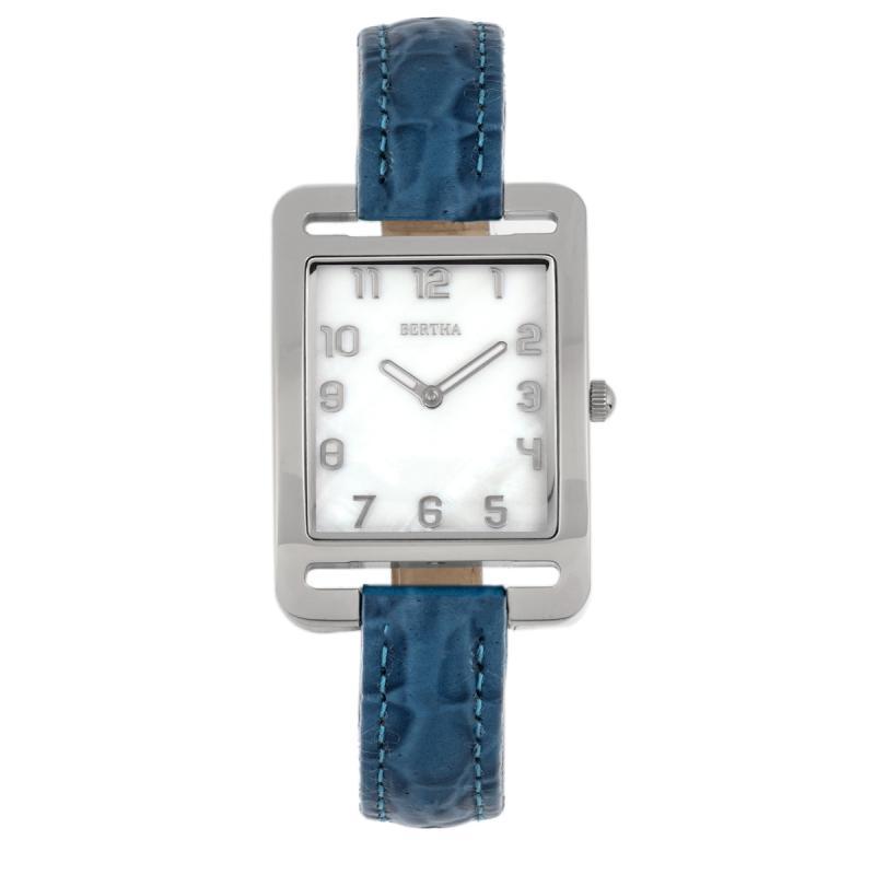Foto 8 pulgar | Reloj Bertha Marisol Swiss Mop - Correa De Piel Para Mujer - Venta Internacional.