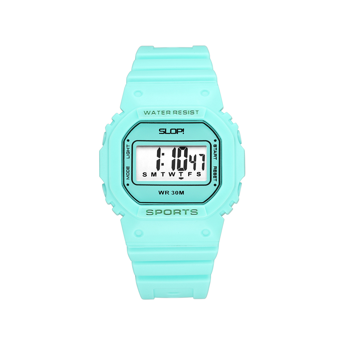 Reloj De Pulsera Slop Unisex Sw82224 color Verde