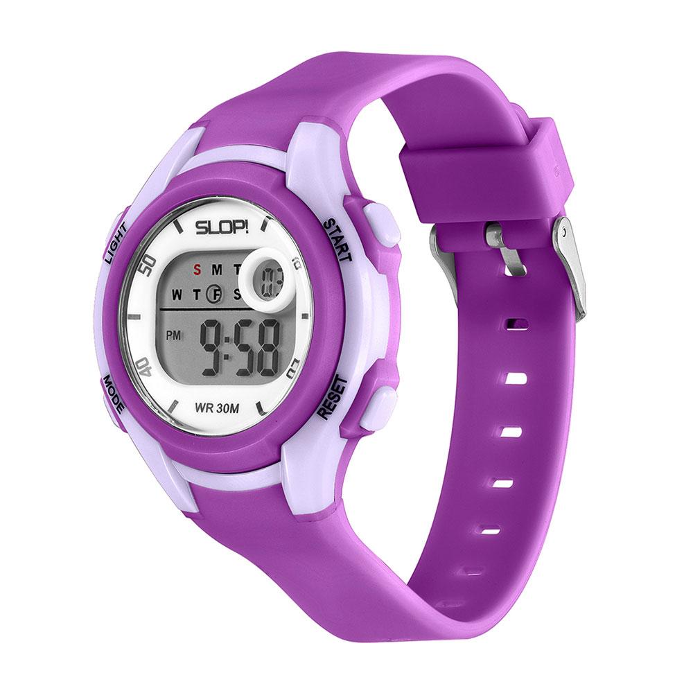Foto 3 pulgar | Reloj de Pulsera Slop para Niña Sw82153 Púrpura