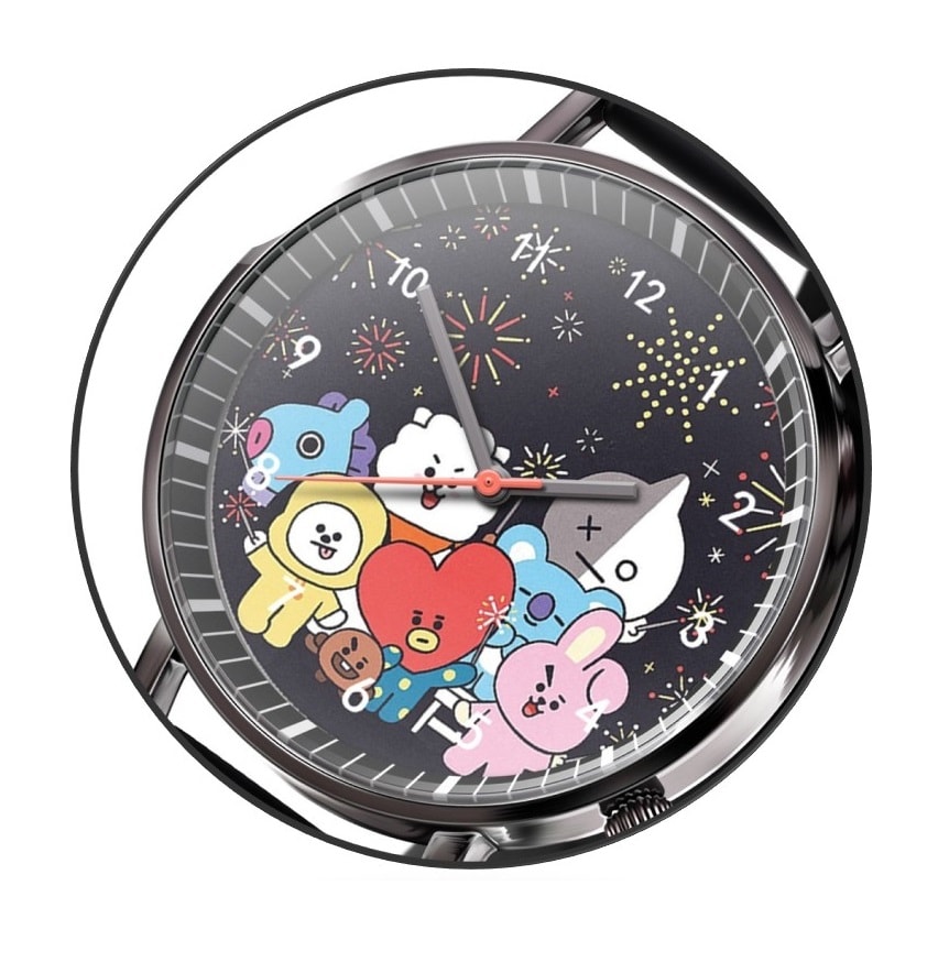 Reloj Analógico Miss Jessie's de Cuarzo Bts Modelo Bt21 color Negro $349