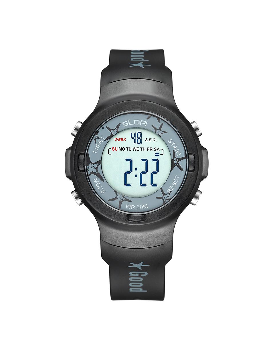 Reloj Slop Sw82201 color Negro para Niño