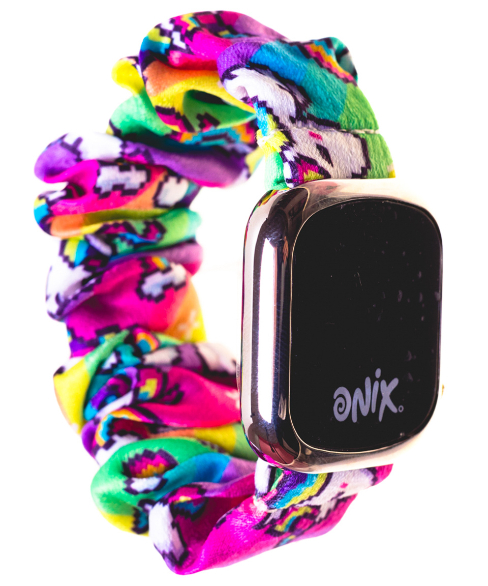 Foto 2 | Reloj Digital Onix 13707222006 color Rosa Scrunchie Pixeles