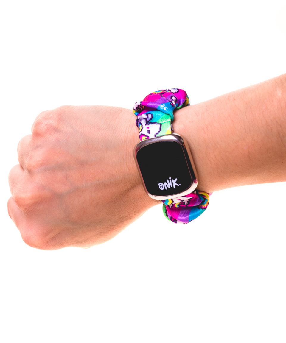 Foto 3 | Reloj Digital Onix 13707222006 color Rosa Scrunchie Pixeles