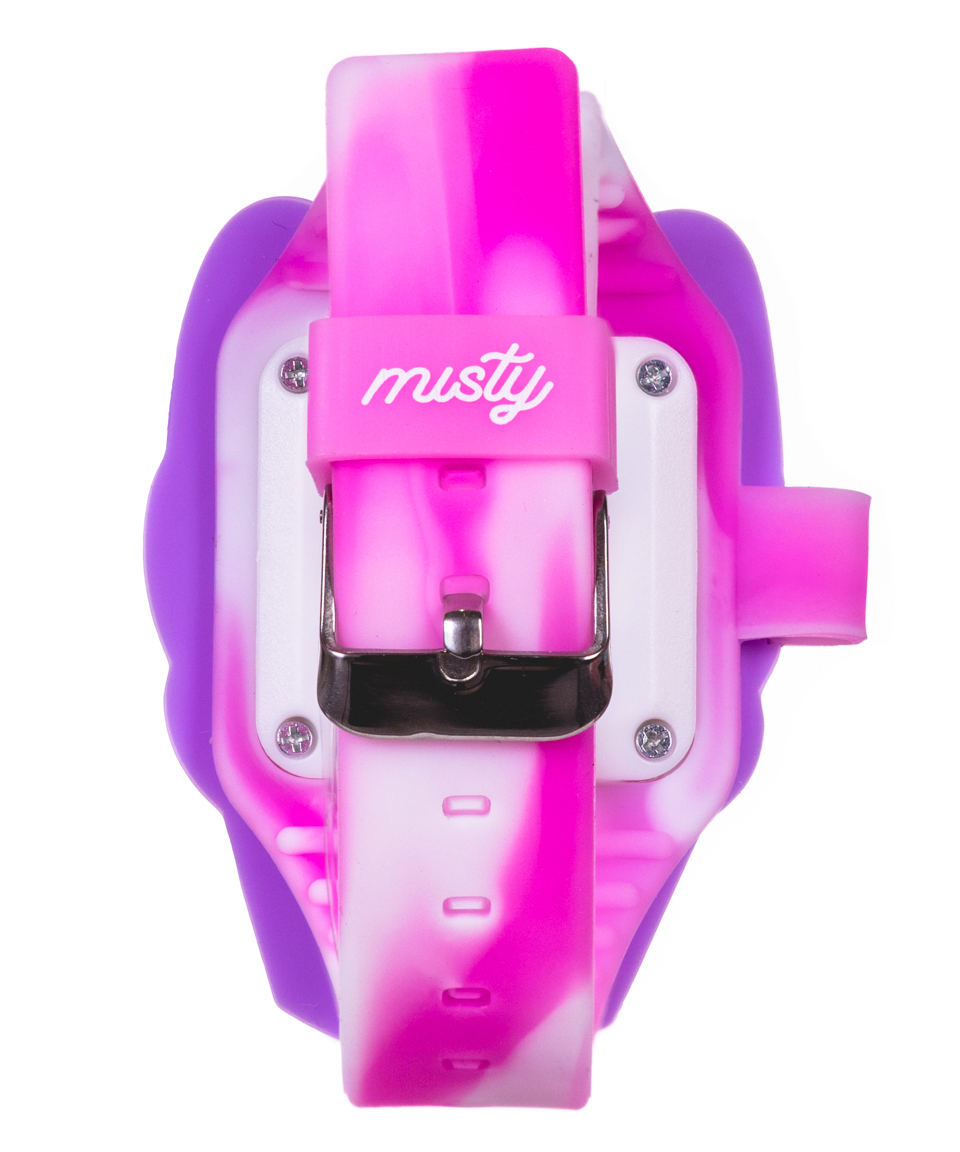 Foto 5 pulgar | Reloj Silicón Misty Cupcake Onix color Rosa