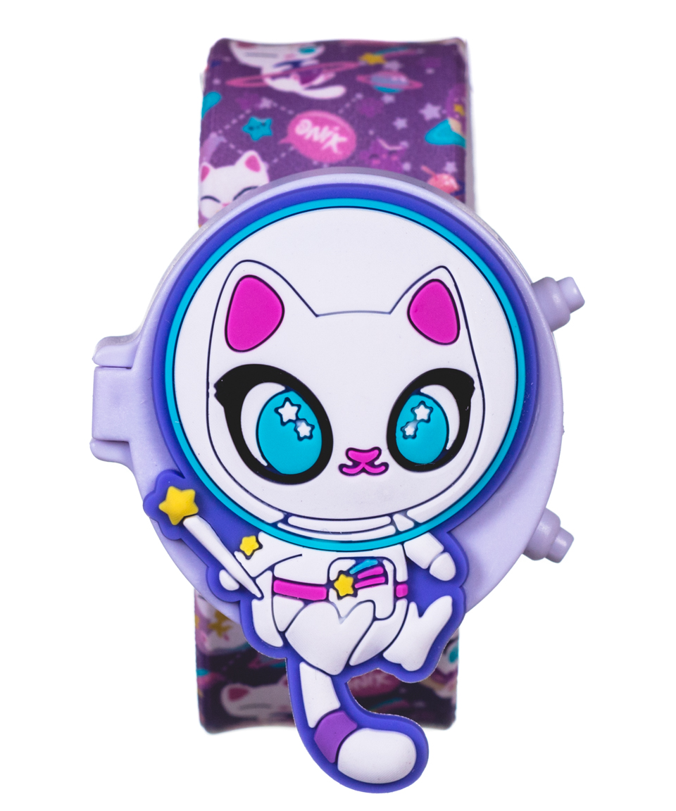 Foto 4 pulgar | Reloj Digital Slap Michi Space Onix color Púrpura