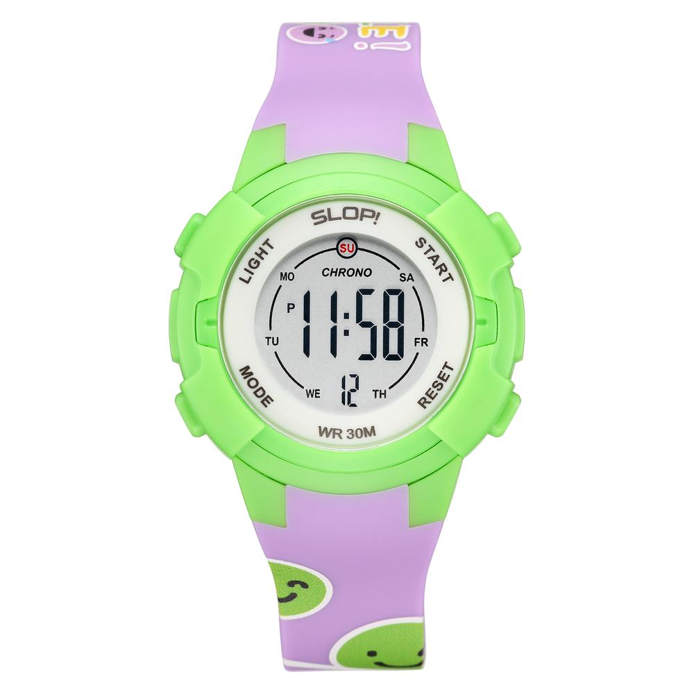 Foto 2 pulgar | Reloj Infantil Slop Sw8825lk6 Verde para Niña
