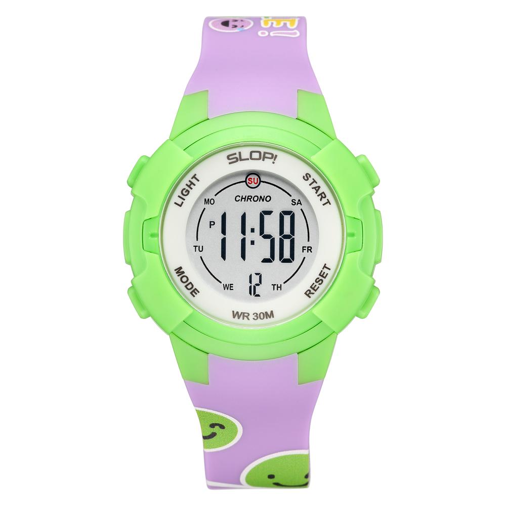 Reloj Infantil Slop Sw8825lk6 Verde para Niña