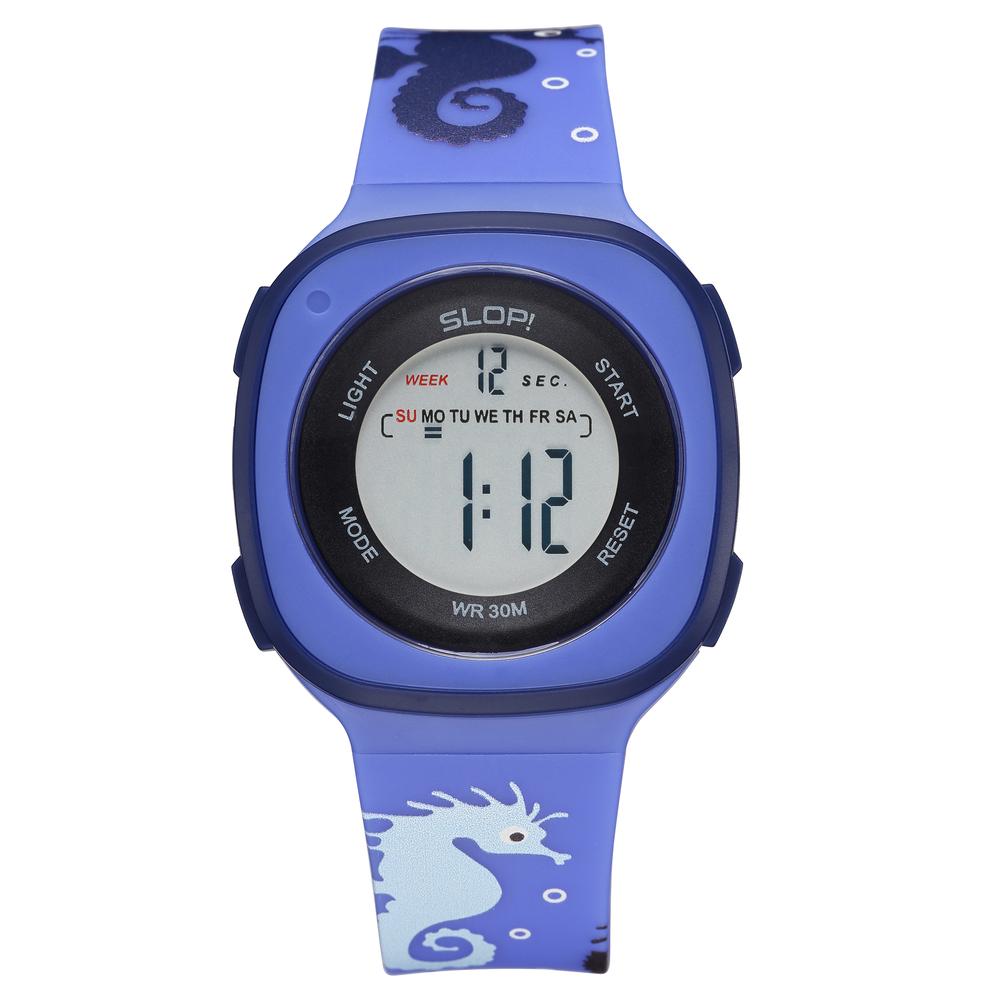 Reloj Infantil Slop Sw2207lk2 Azul para Niño $299