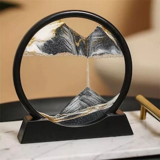 Foto 2 | Reloj De Arena En Movimiento Con Paisaje 3d
