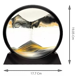 Foto 3 | Reloj De Arena En Movimiento Con Paisaje 3d