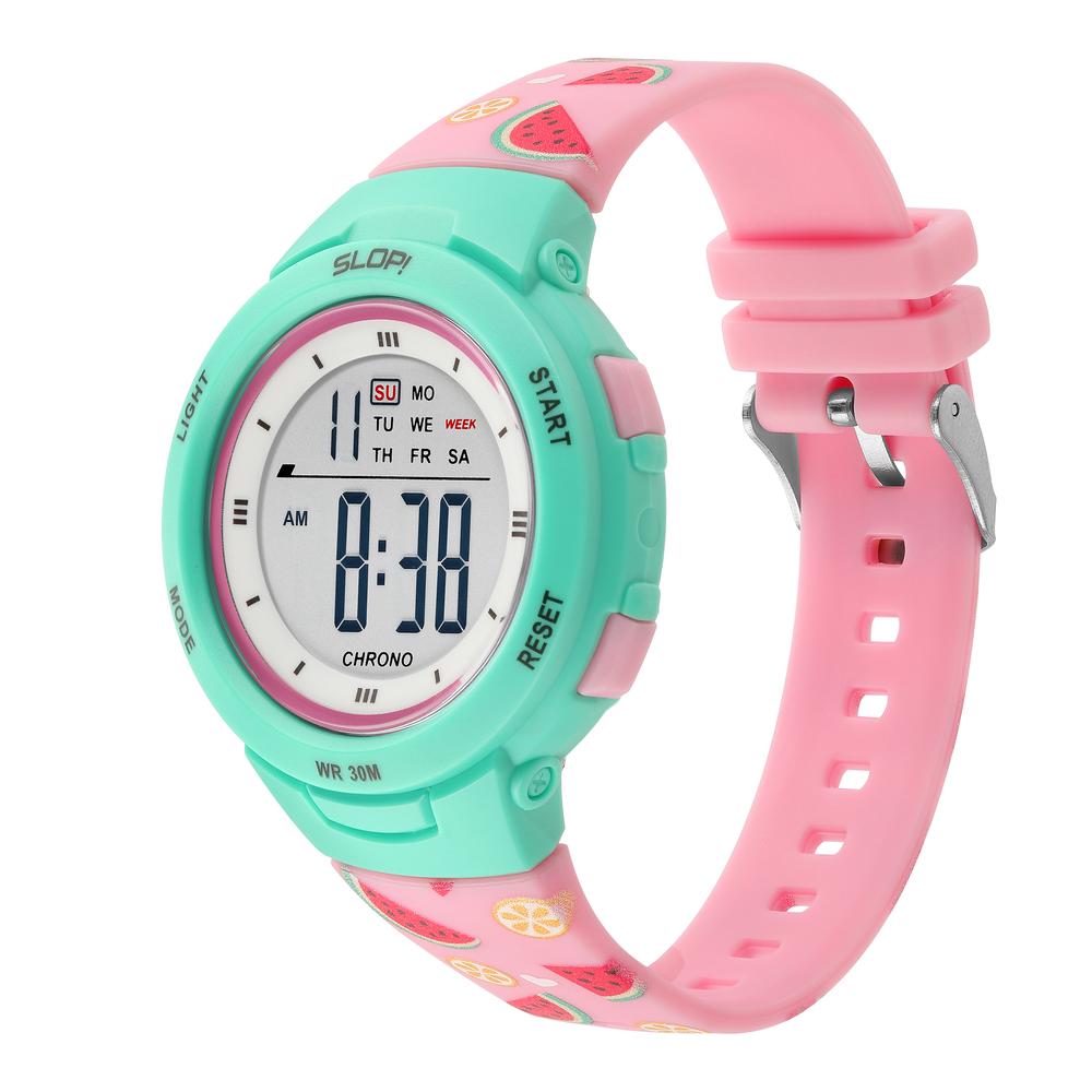 Foto 3 pulgar | Reloj Infantil Slop para Niña SW8217LK19 Print Sandias