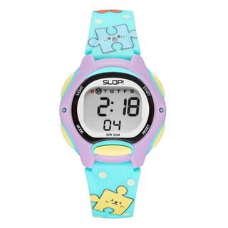 Foto 1 | Reloj Infantil Slop Para Niña Sw8207lk1 Print Rompecabezas