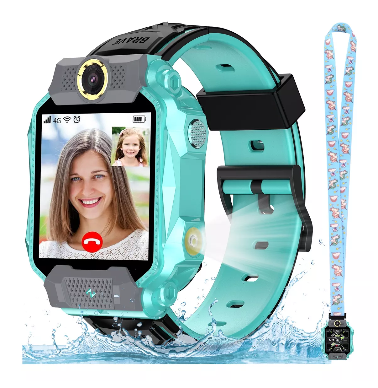 Foto 3 | Reloj Inteligente para Niño 4g Gps Wifi Verde
