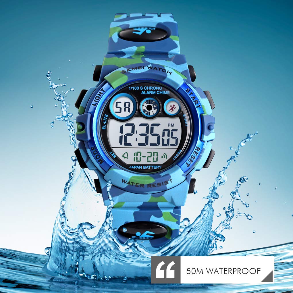 Foto 6 pulgar | Venta Internacional - Reloj Tephea Kids Military Digital, 50 M, Resistente Al Agua Con Led