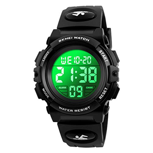 Foto 2 pulgar | Venta Internacional - Reloj Digital Venhoo Kids Para Deportes Al Aire Libre, Impermeable, Negro