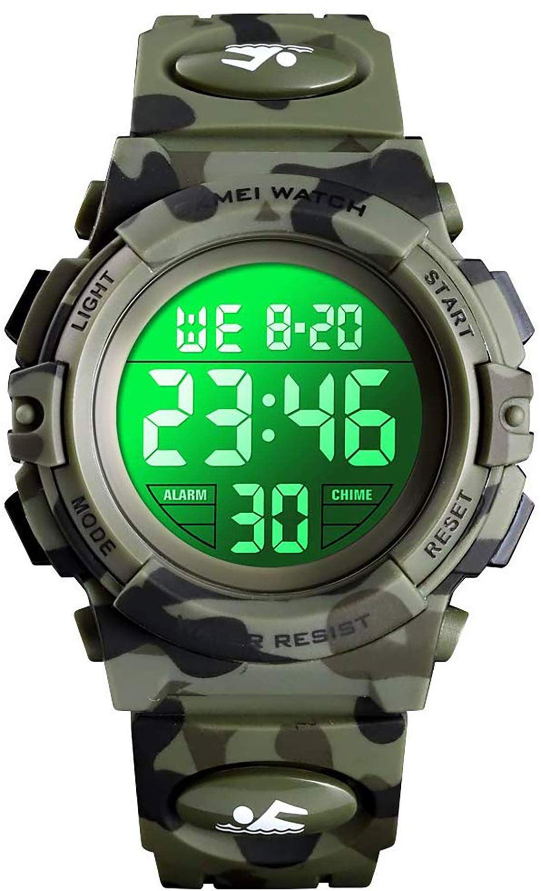 Foto 2 pulgar | Venta Internacional - Reloj Digital Para Niños Anloo, 50 M, Con Alarma, Cronómetro Impermeable