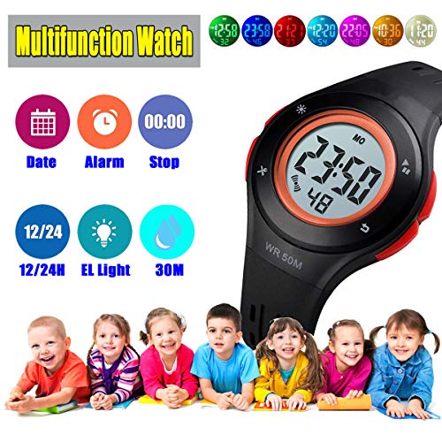 Foto 7 pulgar | Venta Internacional - Reloj Uswat Kid para Niño y Niña Led Digital Deportivo 50 m